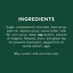 Dark Chocolate Mint SQUARES Medium Bag (Case of 6)