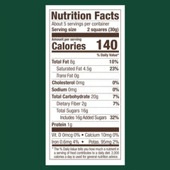 Dark Chocolate Mint SQUARES Medium Bag (Case of 6)