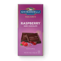 Raspberry Dark Chocolate Squares Bar