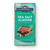 Milk Chocolate Sea Salt Almond Premium Milk Bar