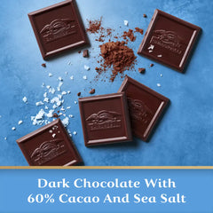 Intense Dark Sea Salt 60% Cacao Dark Chocolate Bar
