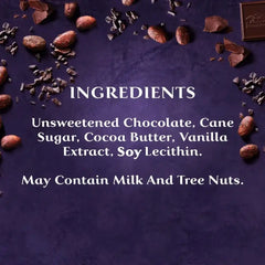 Intense Dark 72% Cacao Dark Chocolate Bar