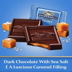 Dark Chocolate Sea Salt Caramel SQUARES Case Pack (430 ct)