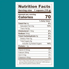 Milk Chocolate Sea Salt Caramel SQUARES Case Pack (430 ct)