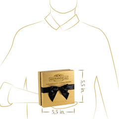 Intense Dark Chocolate Assorted Gold Gift Box 24 SQUARES