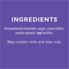 Premium Dark 72% Cacao Dark Chocolate SQUARES Case Pack (540 ct)