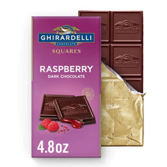 Raspberry Dark Chocolate Squares Bar