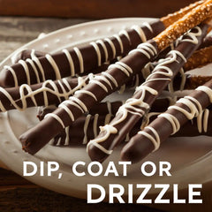 Dark Chocolate Flavored Melting Wafers 10 oz Bag