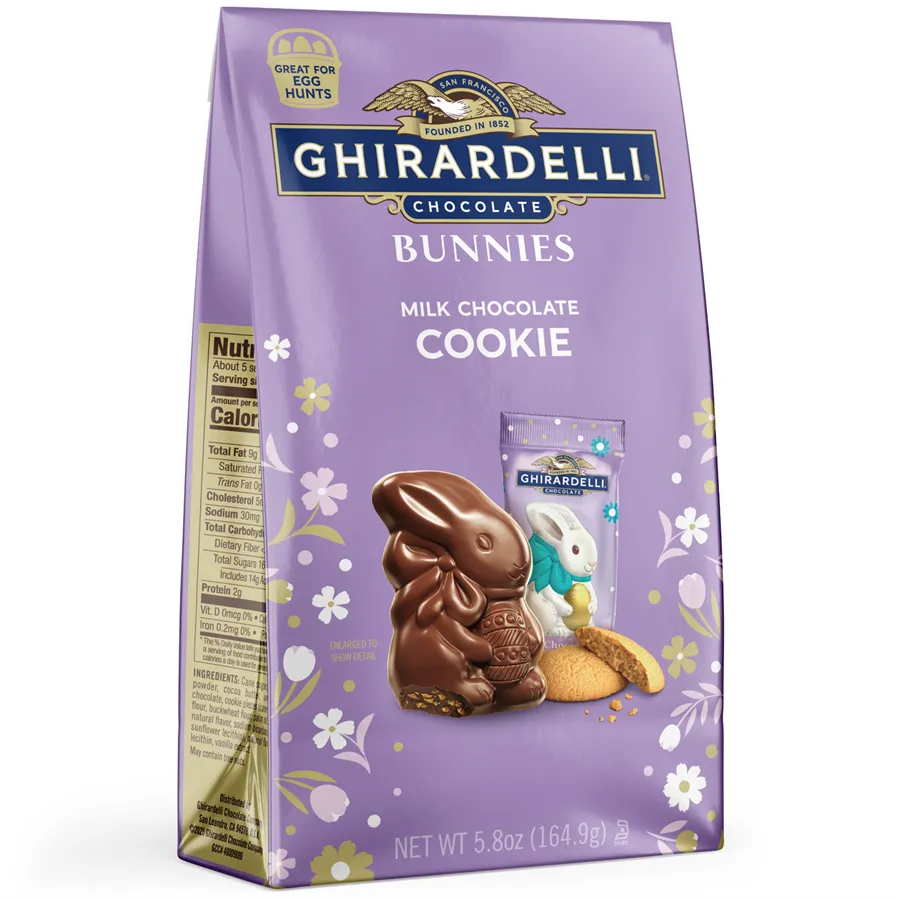 Milk Chocolate Cookie Bunnies 5.8oz Bag